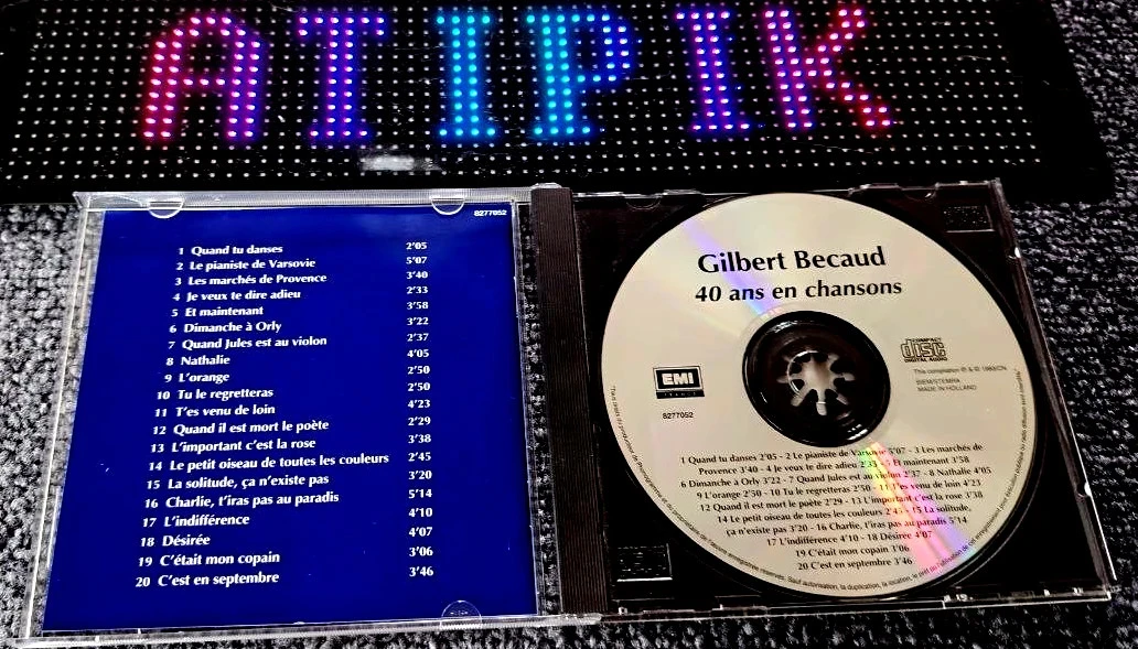 ✨ Gilbert Becaud - 40 Ans En Chansons - CD Indispensable Collection ♫ – photo 3